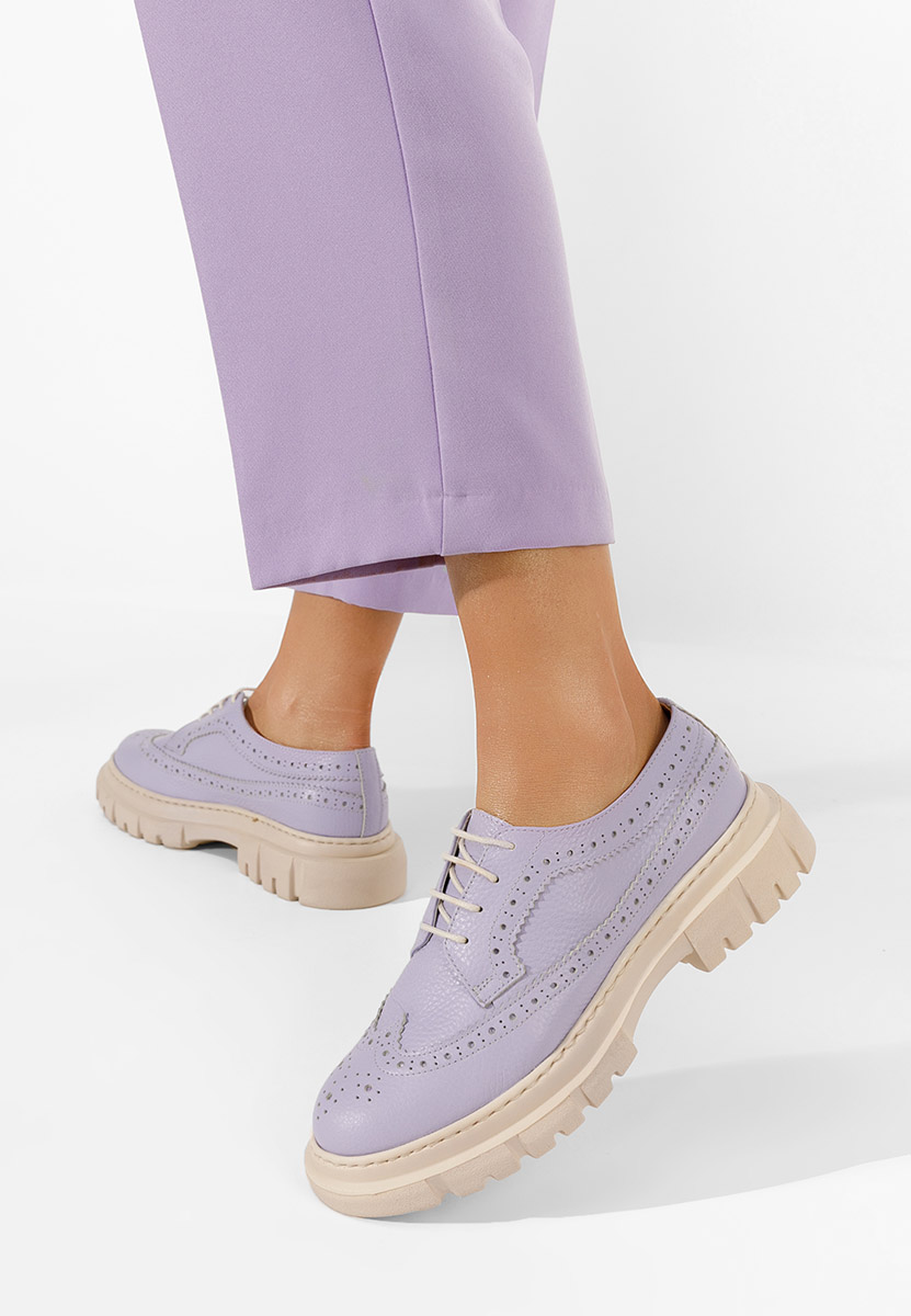 Henise v4 lila női brogue cipő