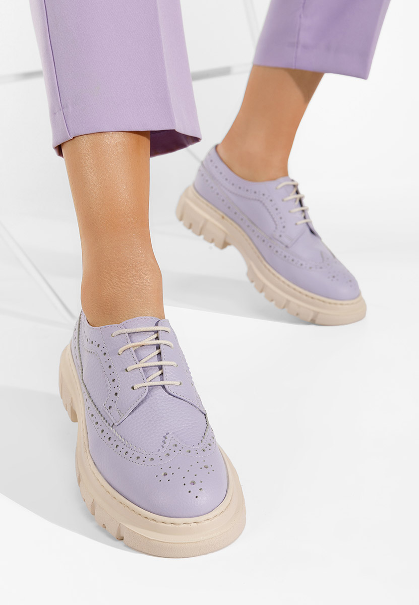 Henise v4 lila női brogue cipő