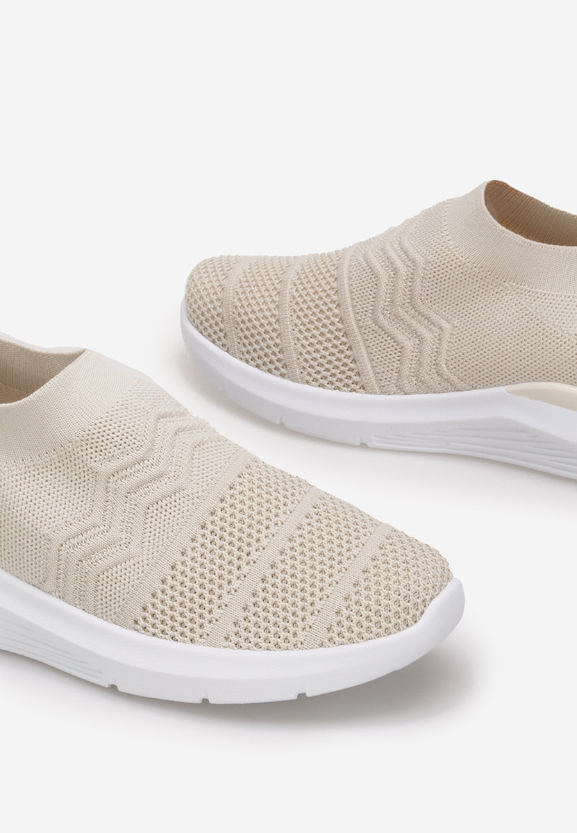 Brona bézs slip-on tornacipő