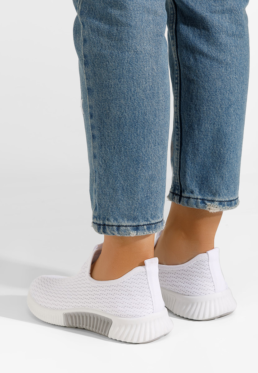 Tenara fehér slip-on tornacipő