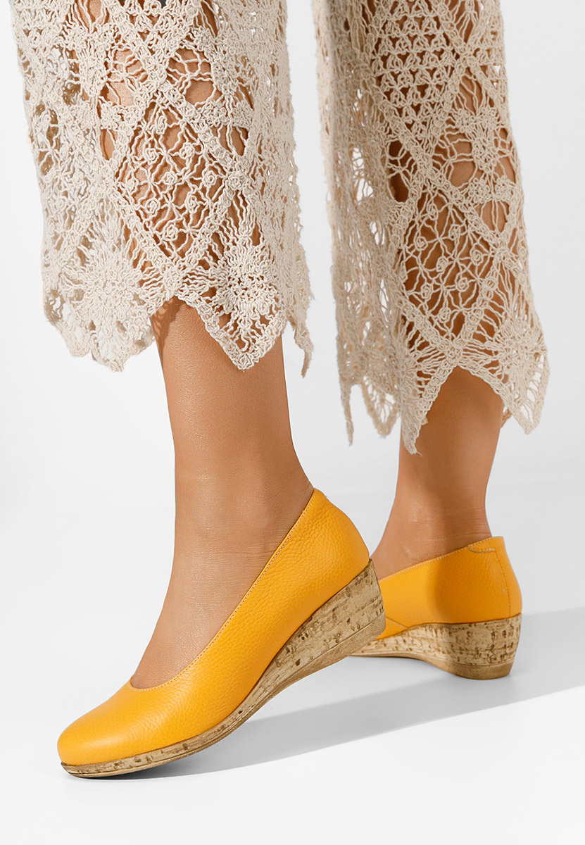 Sonia v3 sárga platform cipők