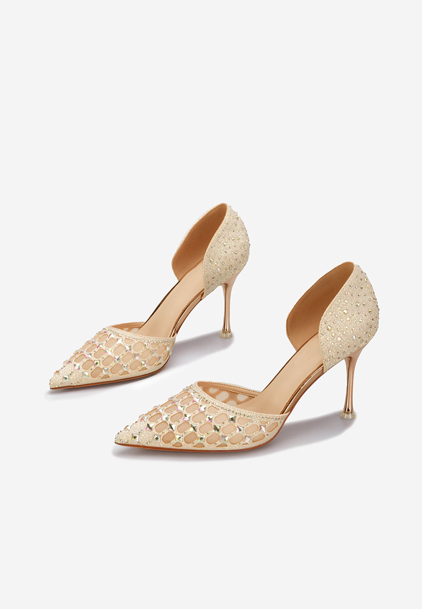 Lorita pezsgő színű női elegáns cipő