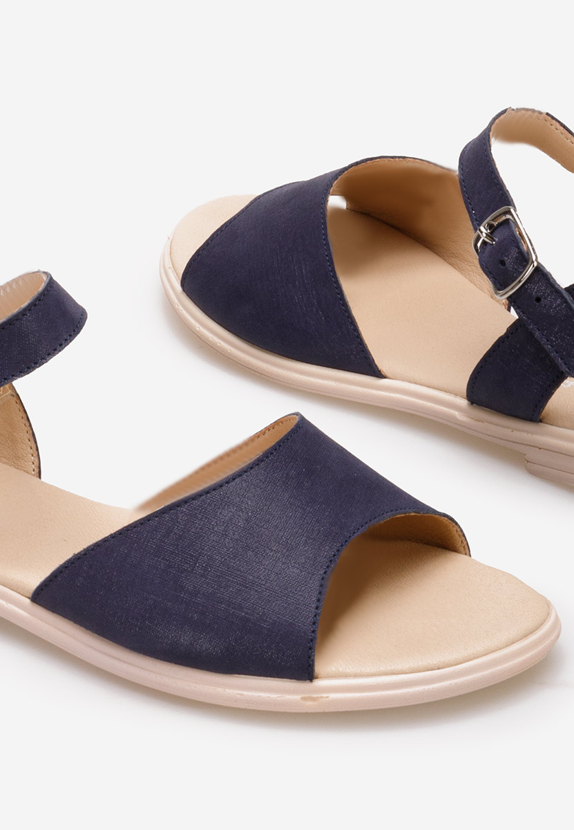 Viadana tengerészkék bőr szandál