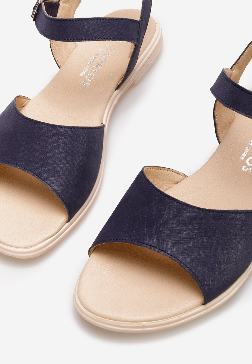 Viadana tengerészkék bőr szandál