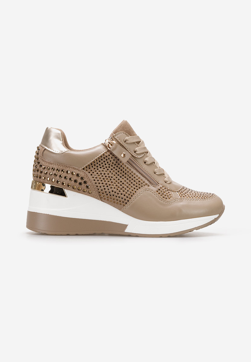 Karena khaki platform sneaker cipő 