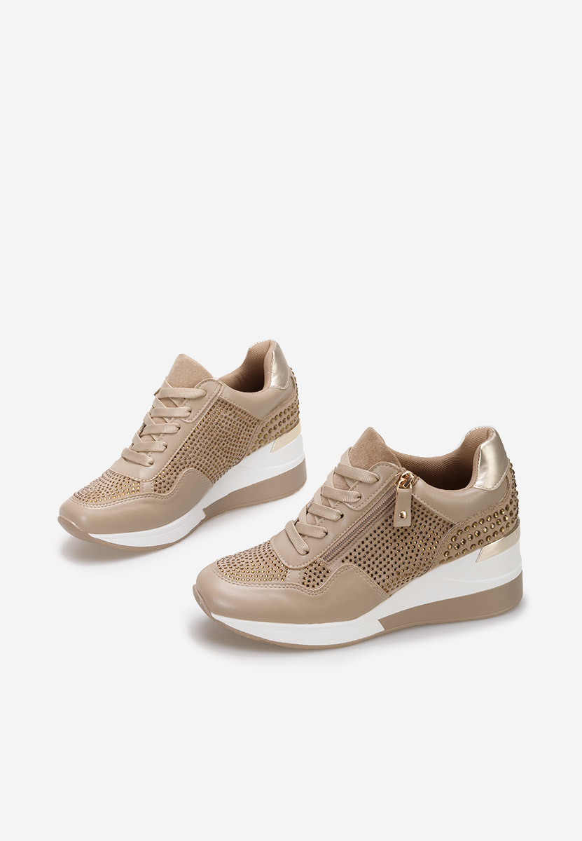 Karena khaki platform sneaker cipő 