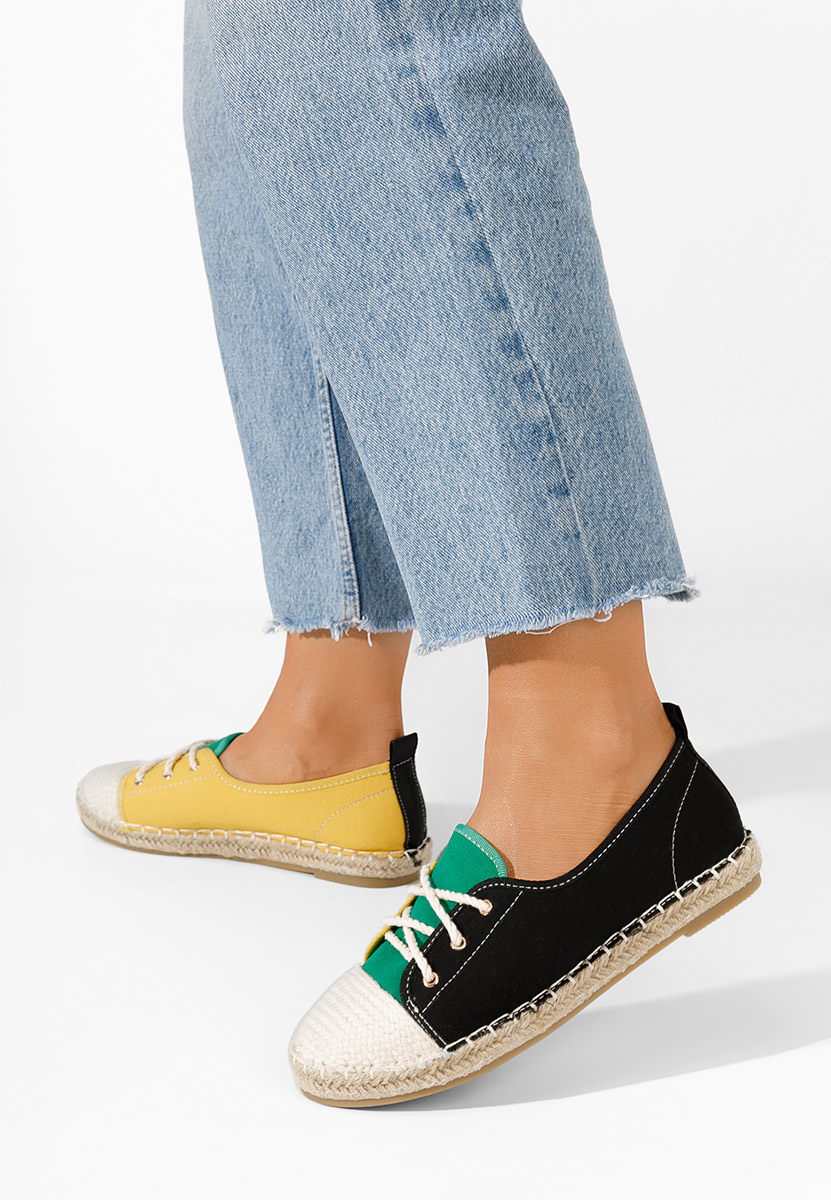 Doria fekete női espadrilles