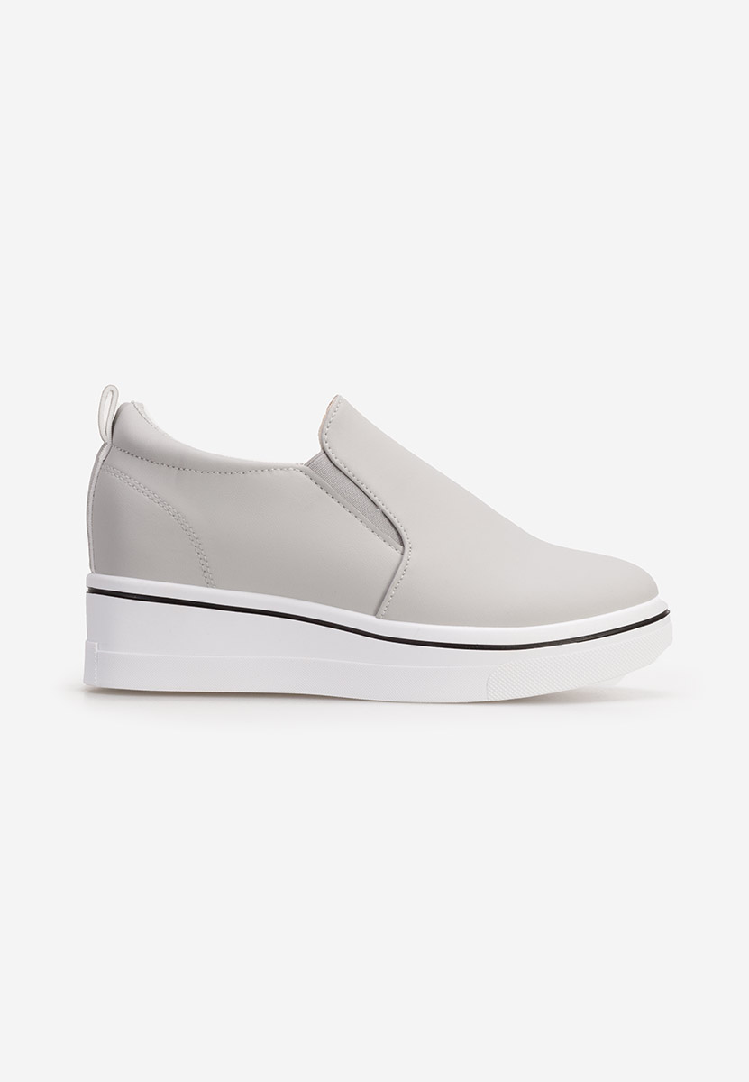 Ascunsa tasa szürke telitalpú espadrilles