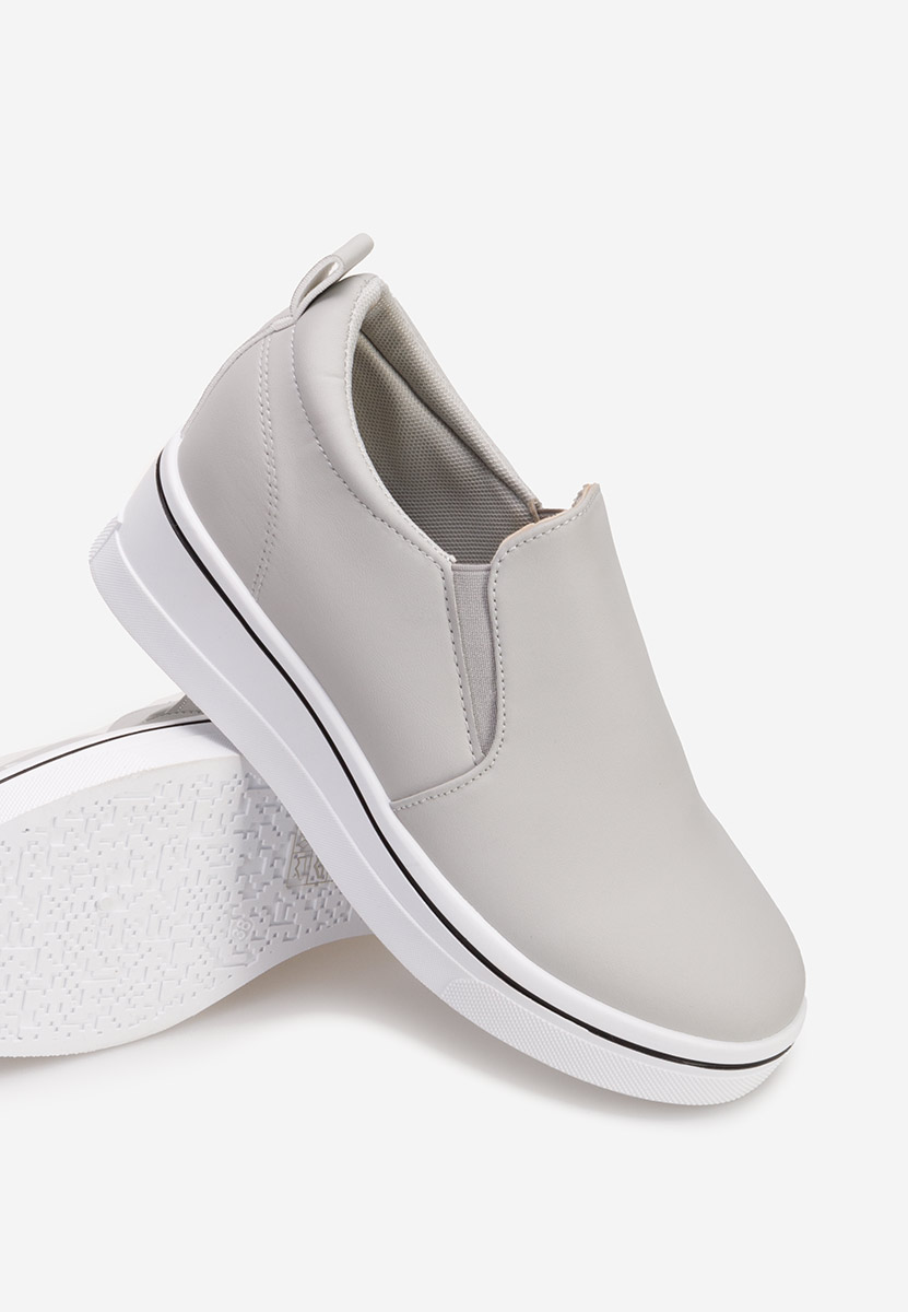 Ascunsa tasa szürke telitalpú espadrilles
