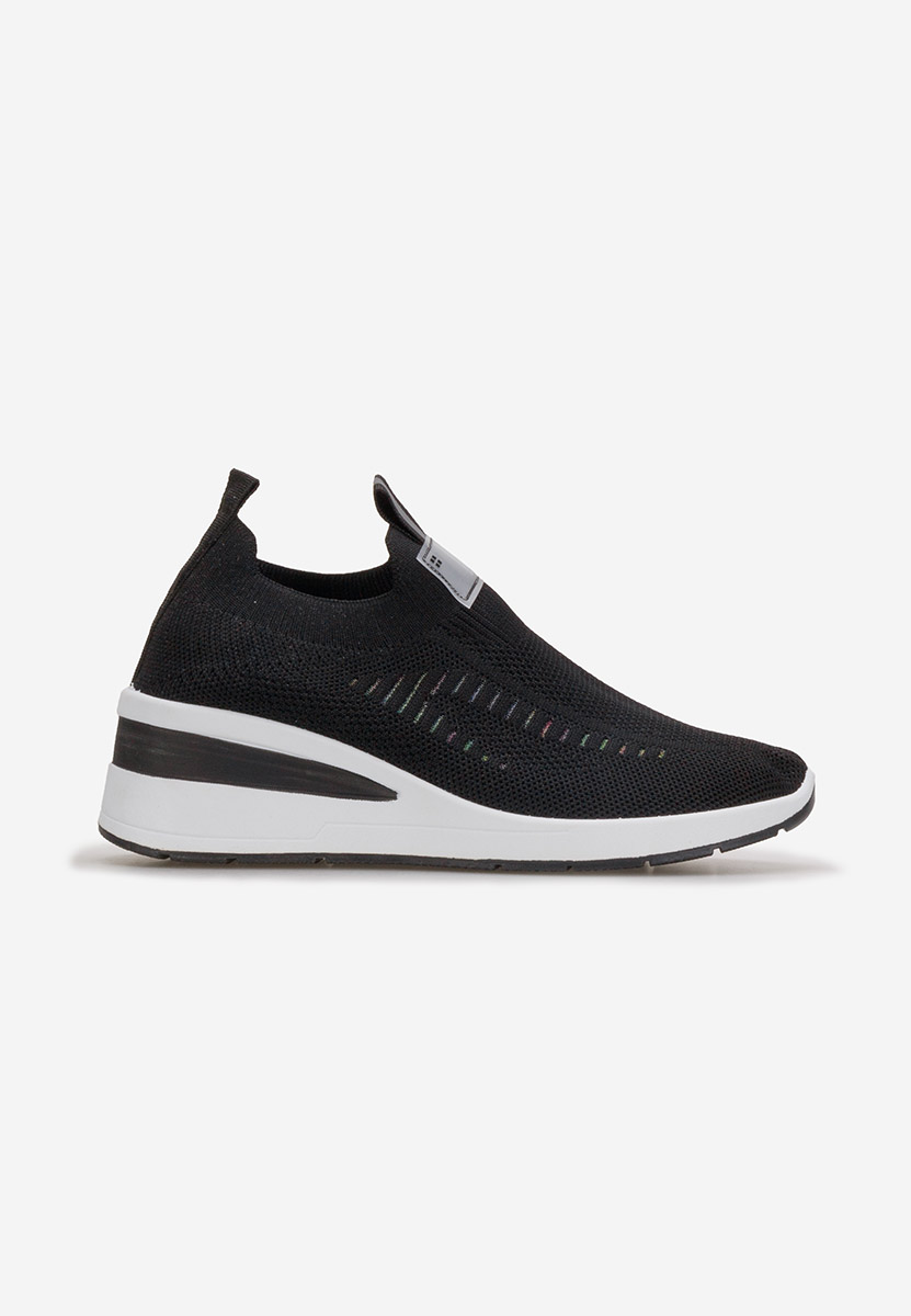 Lomira fekete platform sneaker cipő 