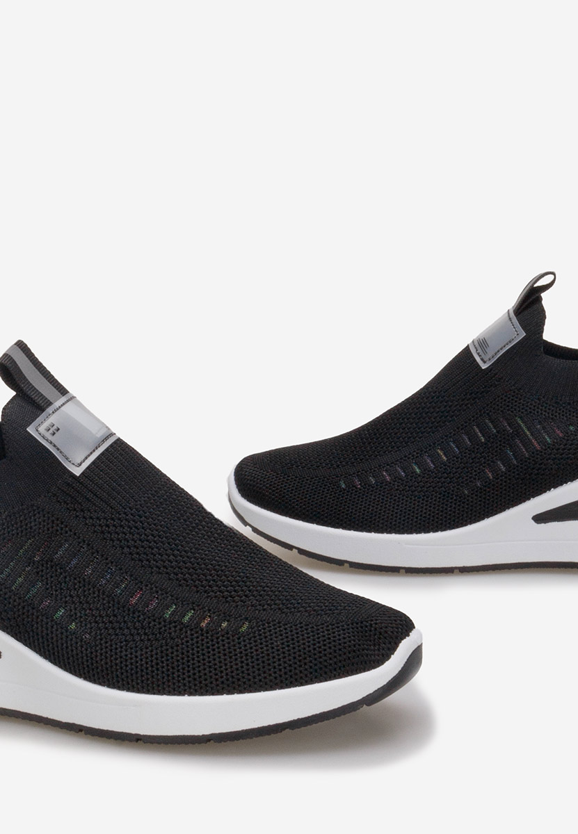 Lomira fekete platform sneaker cipő 