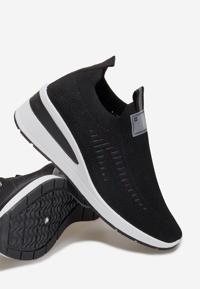 Lomira fekete platform sneaker cipő 
