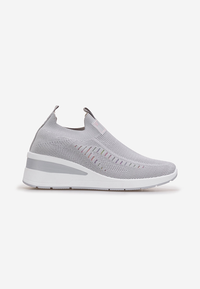 Lomira szürke platform sneaker cipő 