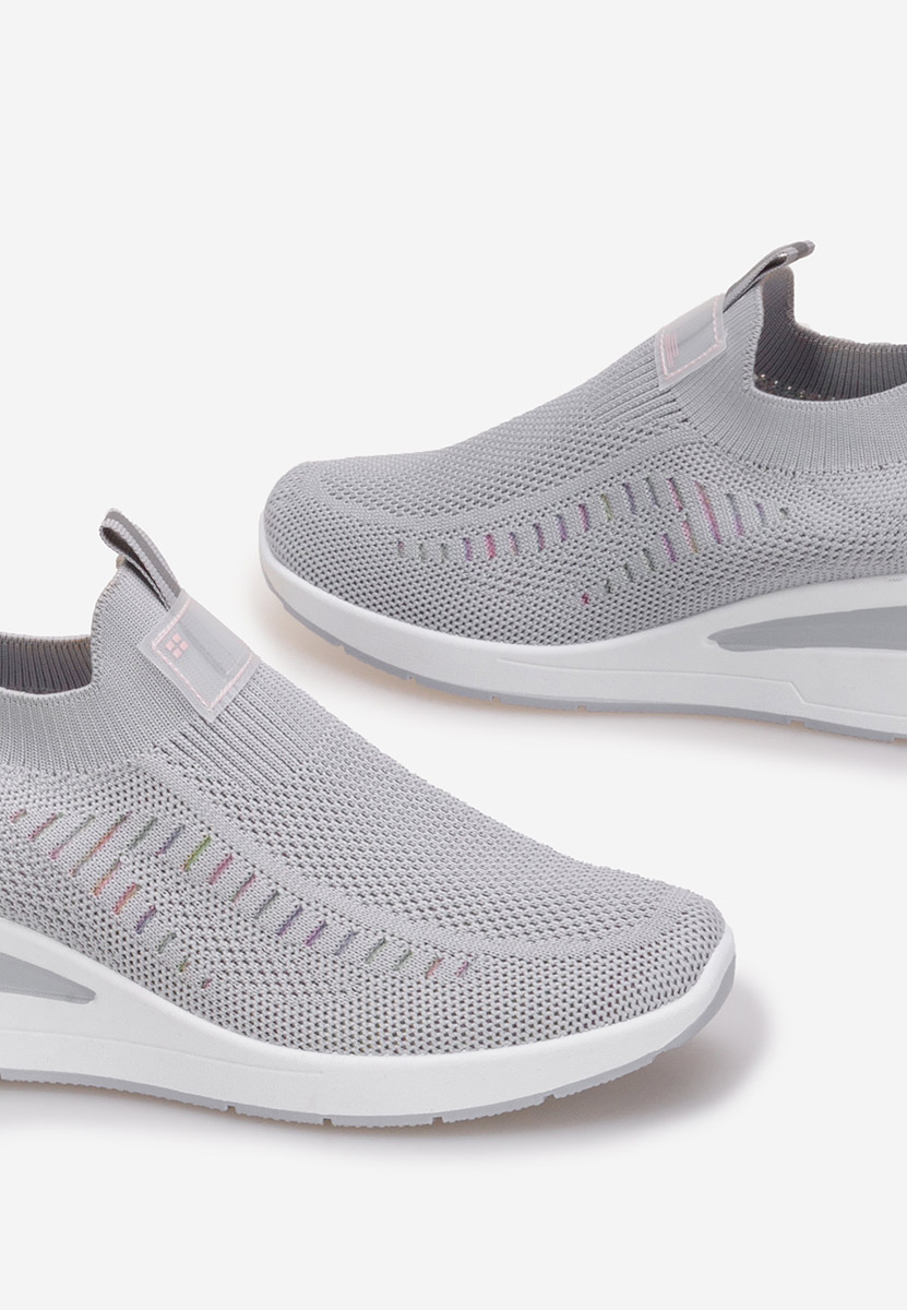 Lomira szürke platform sneaker cipő 
