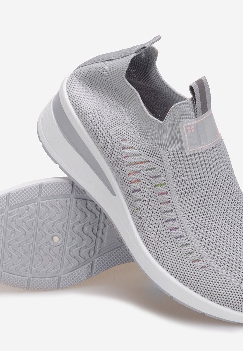 Lomira szürke platform sneaker cipő 