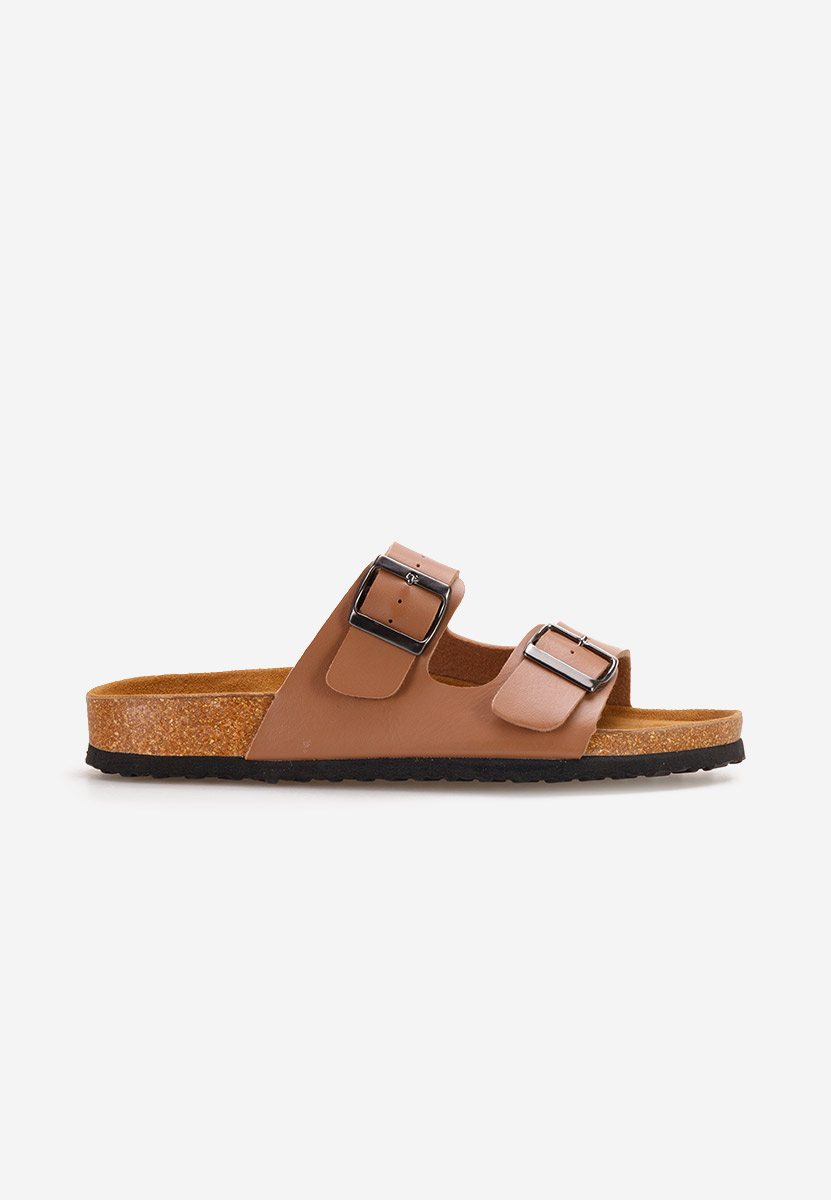 Telvis camel férfi papucs
