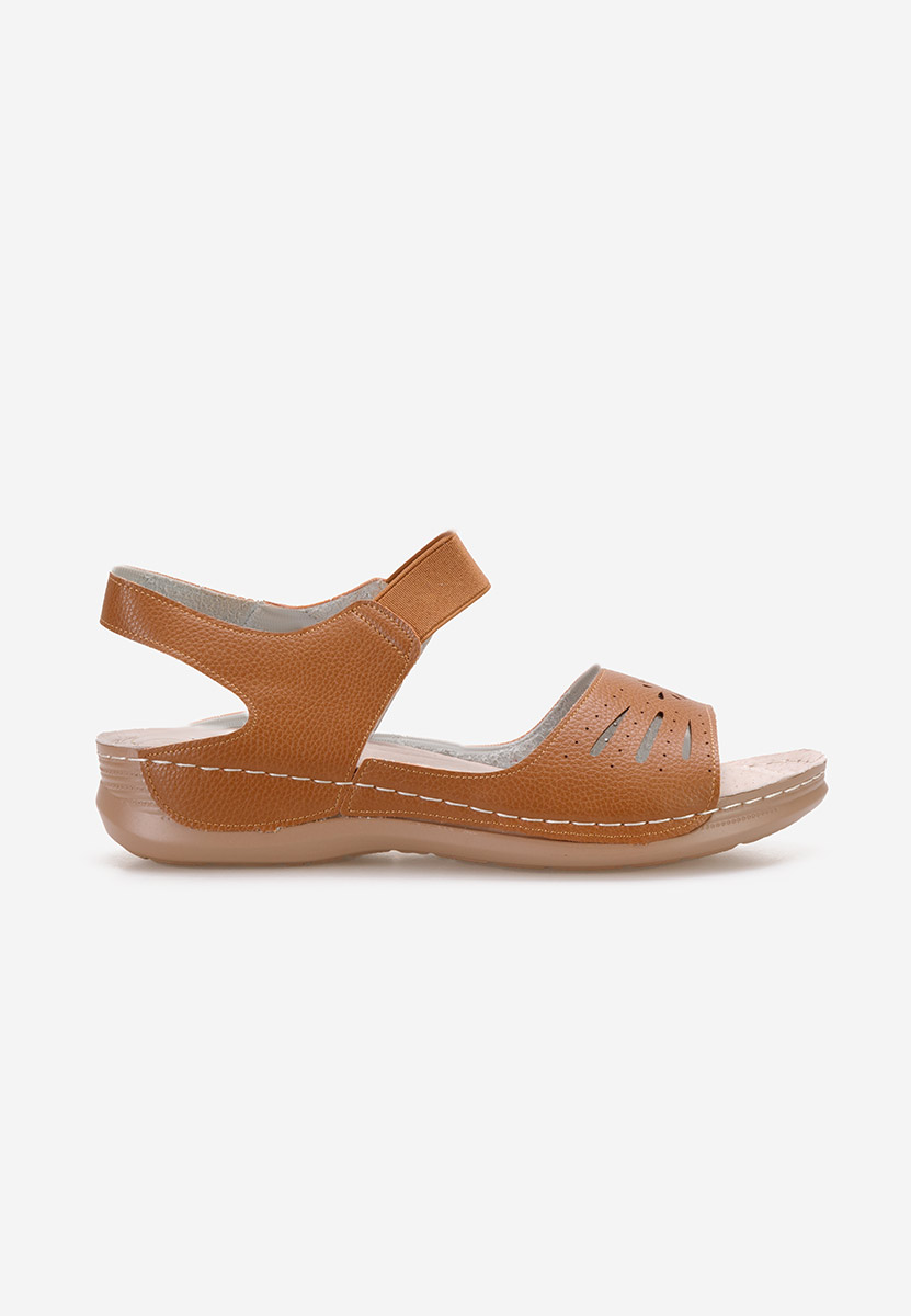 Krisia camel ortopédikus talpú szandál