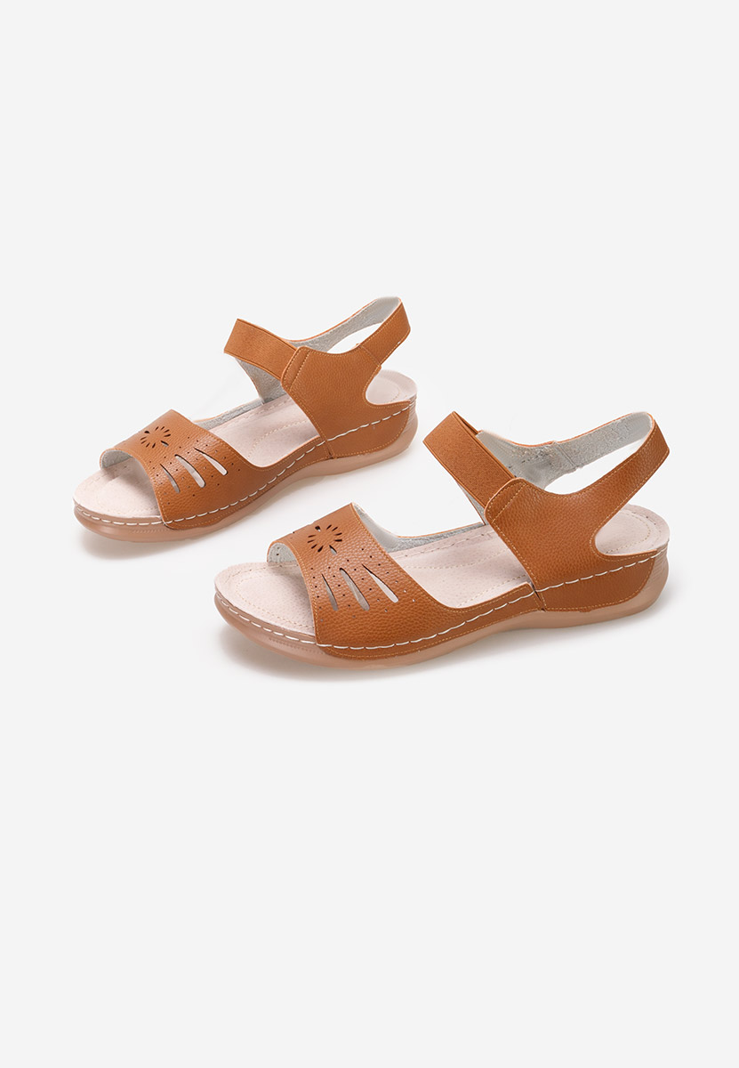 Krisia camel ortopédikus talpú szandál
