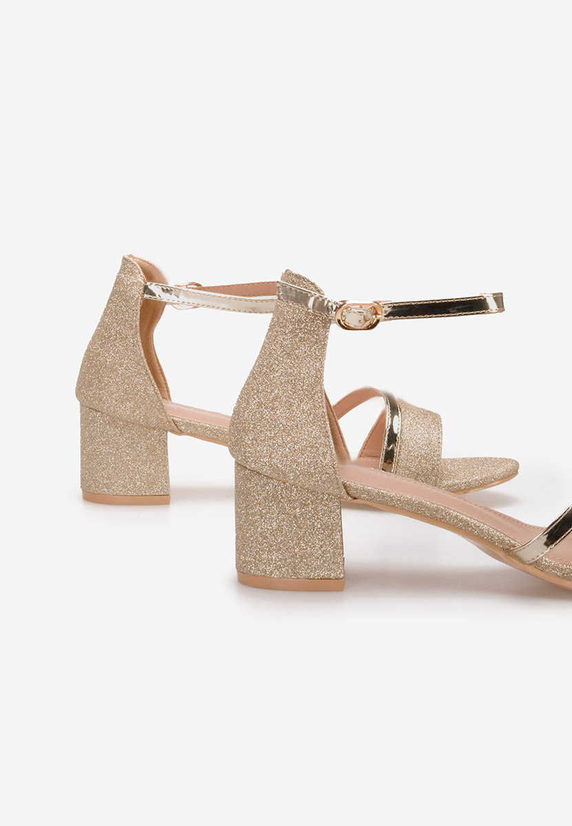 Malena v5 aranyszínü elegáns női szandál
