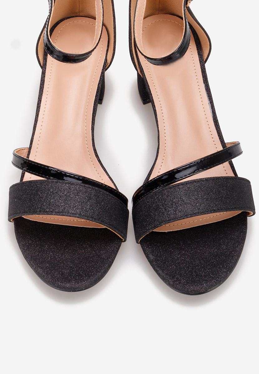 Malena v5 fekete elegáns női szandál