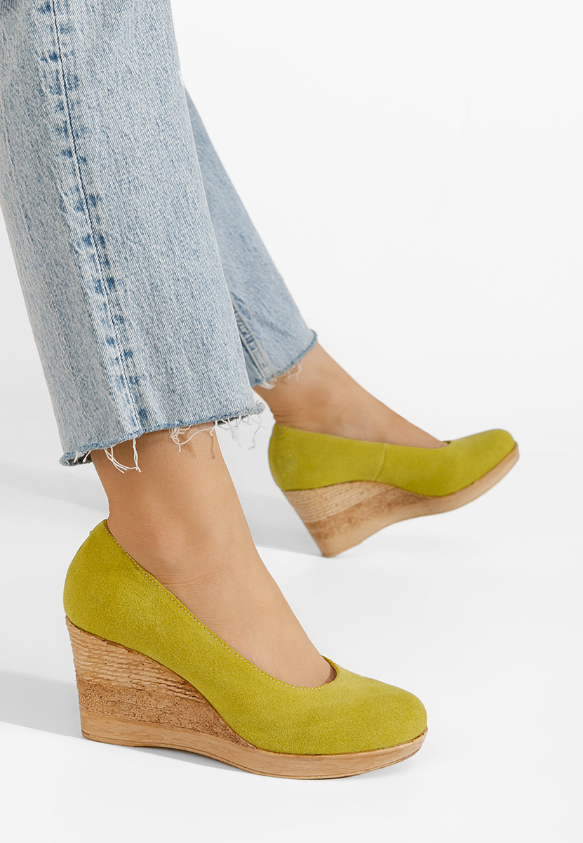 Zola v3 sárga platform cipők