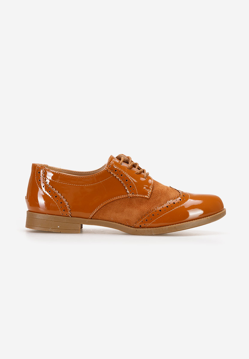 Bakera camel női oxford cipő 