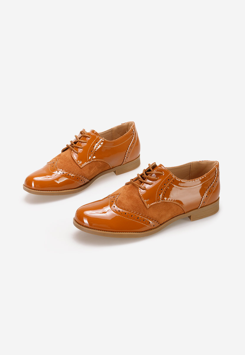 Bakera camel női oxford cipő 