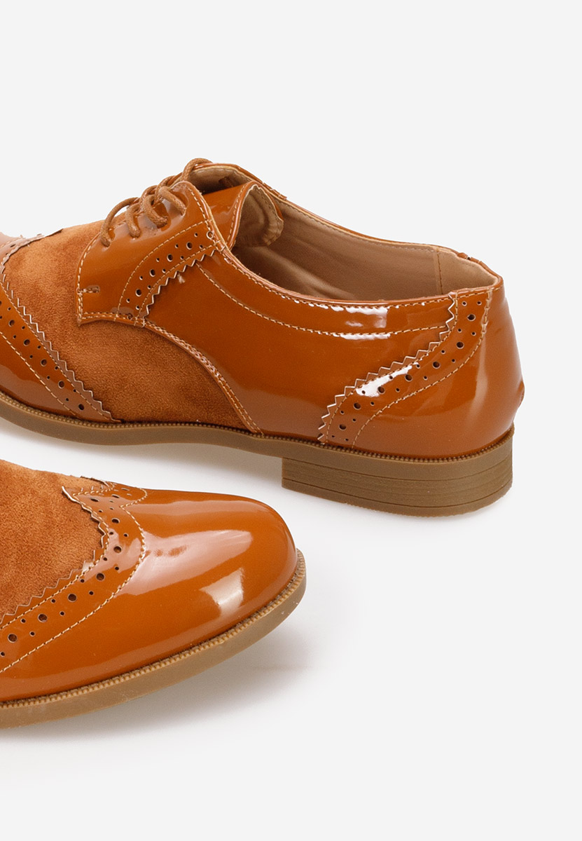 Bakera camel női oxford cipő 