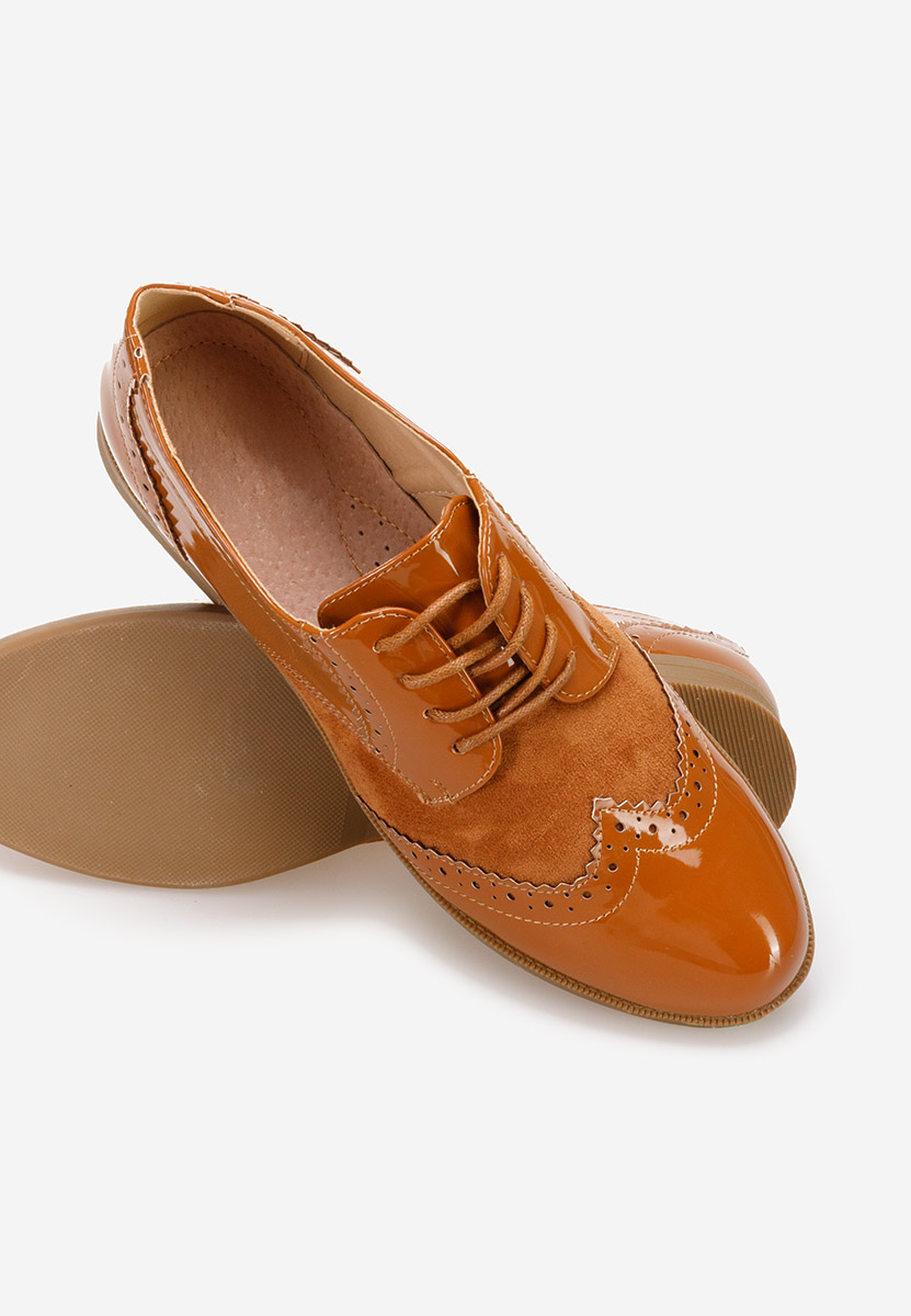 Bakera camel női oxford cipő 