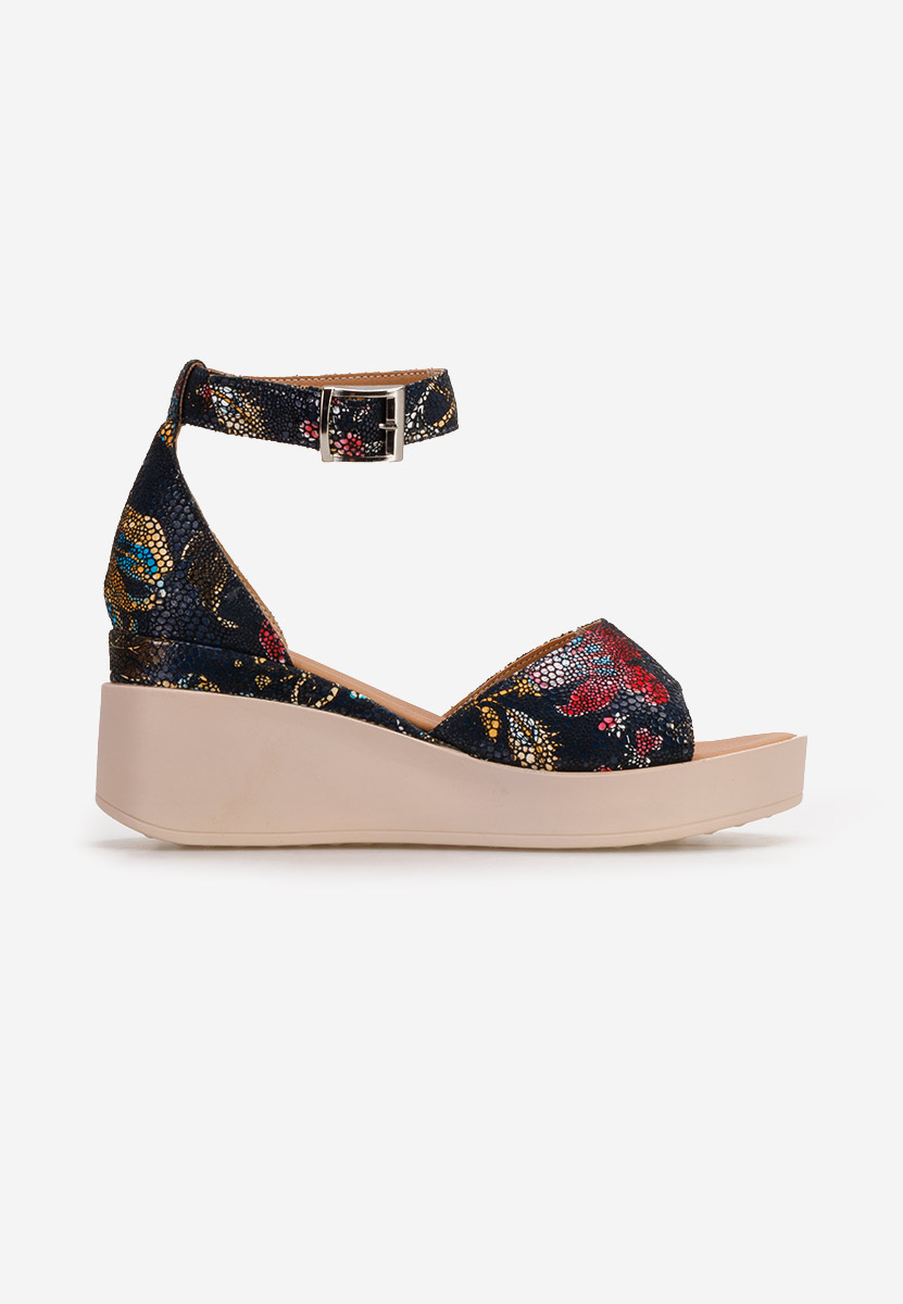 Salegia v4 sokszínü bőr szandál