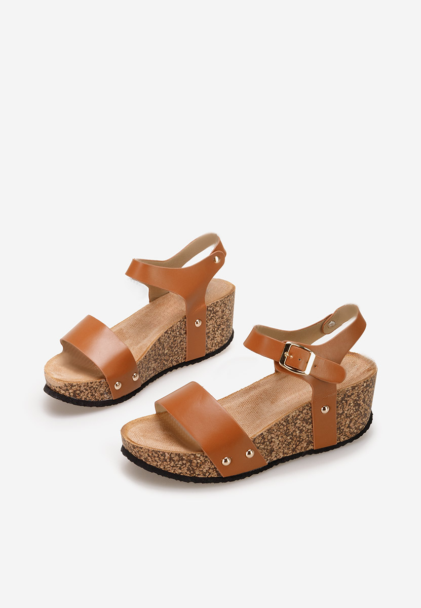 Keya camel platform szandál