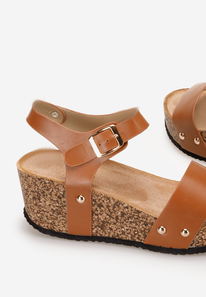 Keya camel platform szandál