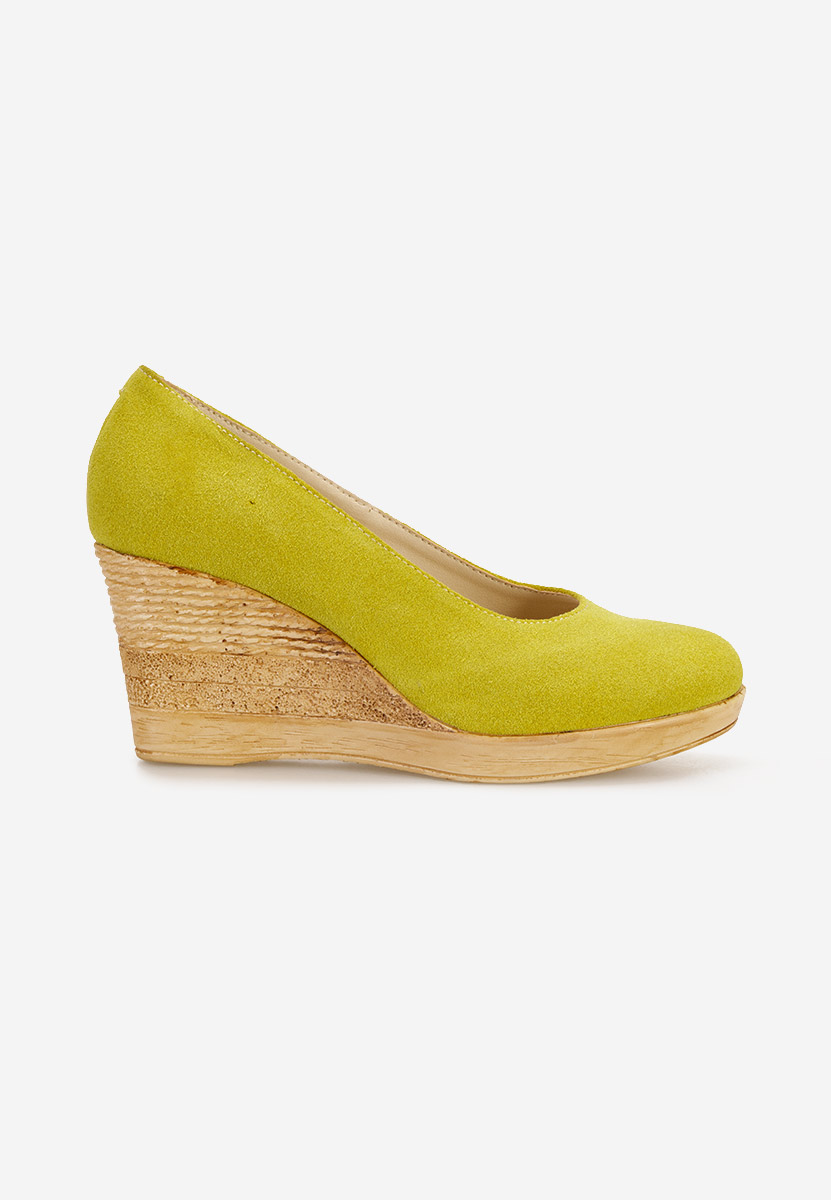 Zola v3 sárga platform cipők