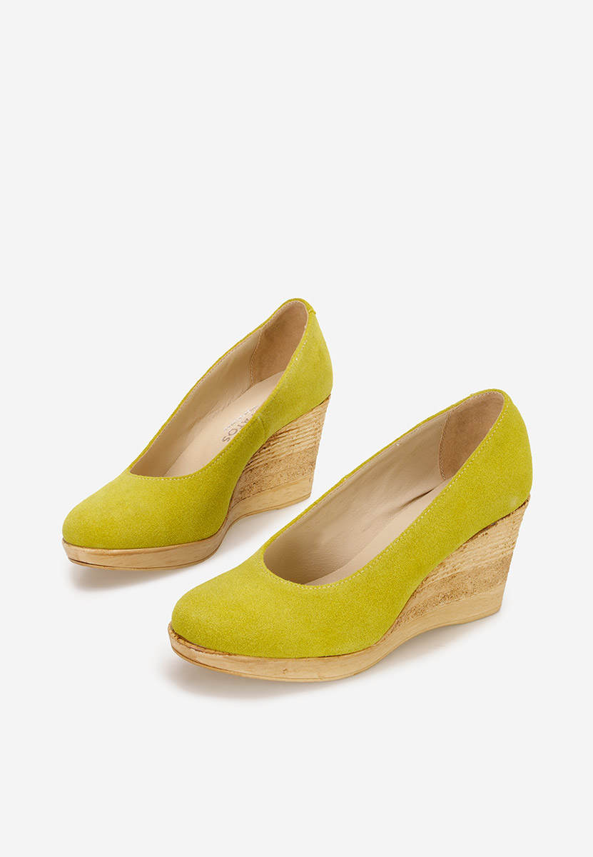 Zola v3 sárga platform cipők