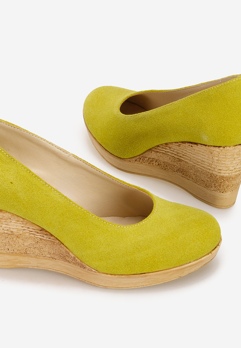 Zola v3 sárga platform cipők