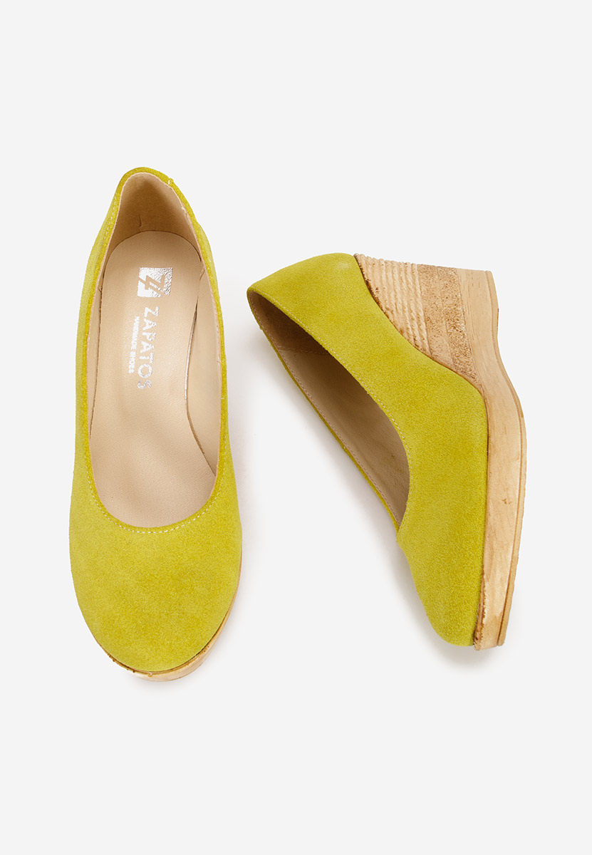 Zola v3 sárga platform cipők