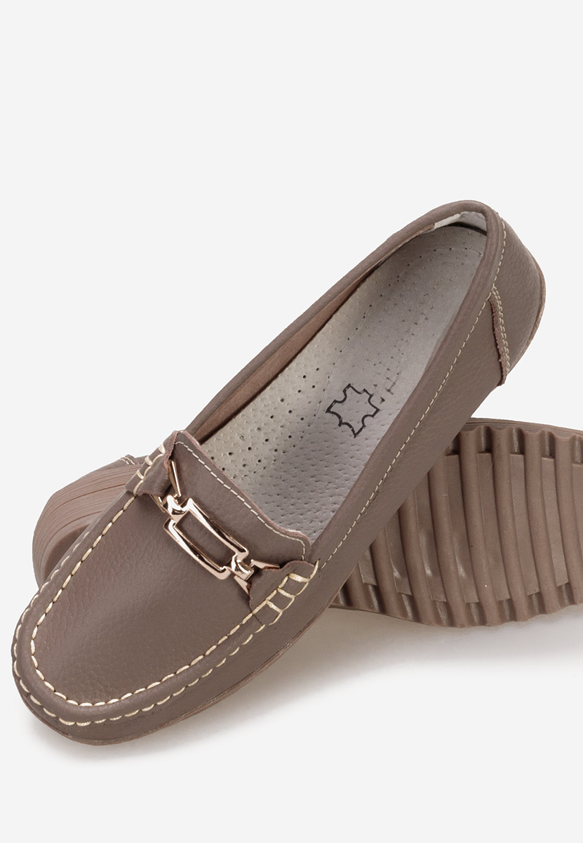 Fahima khaki platform mokaszín