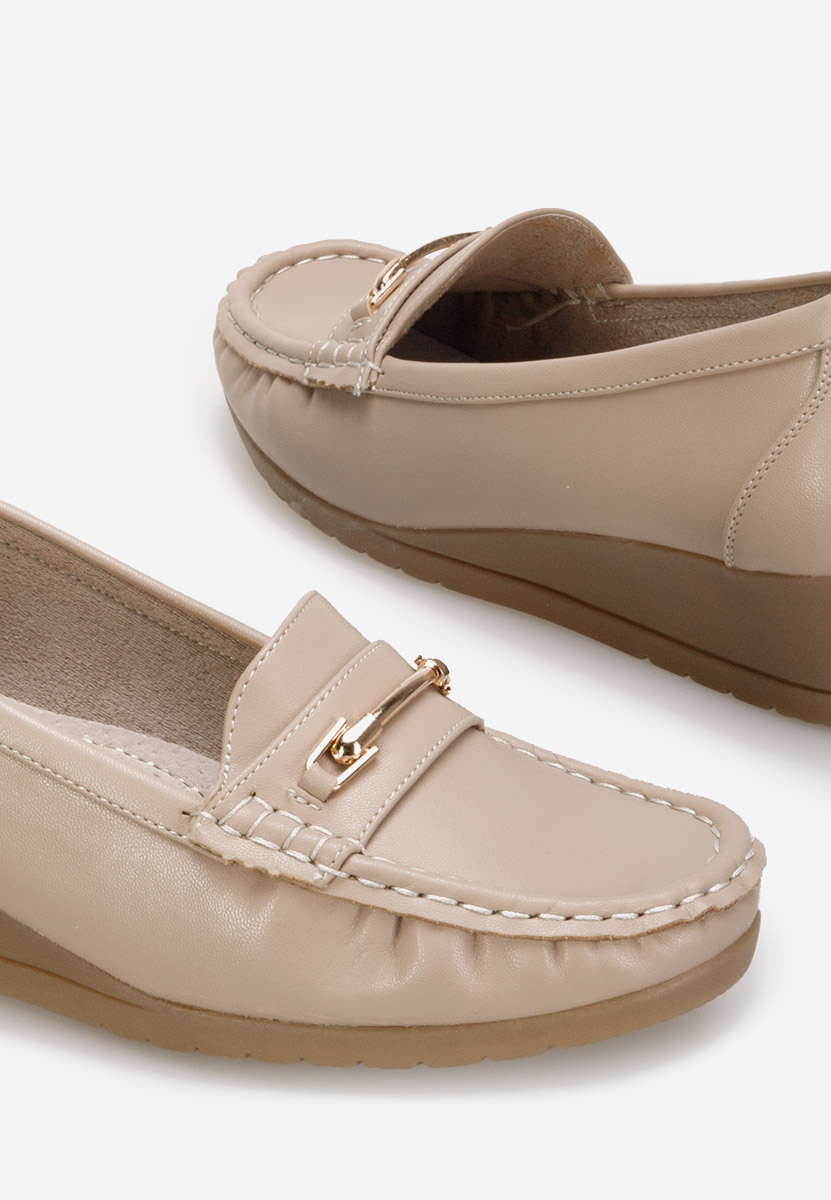 Norasea bézs női mokaszin