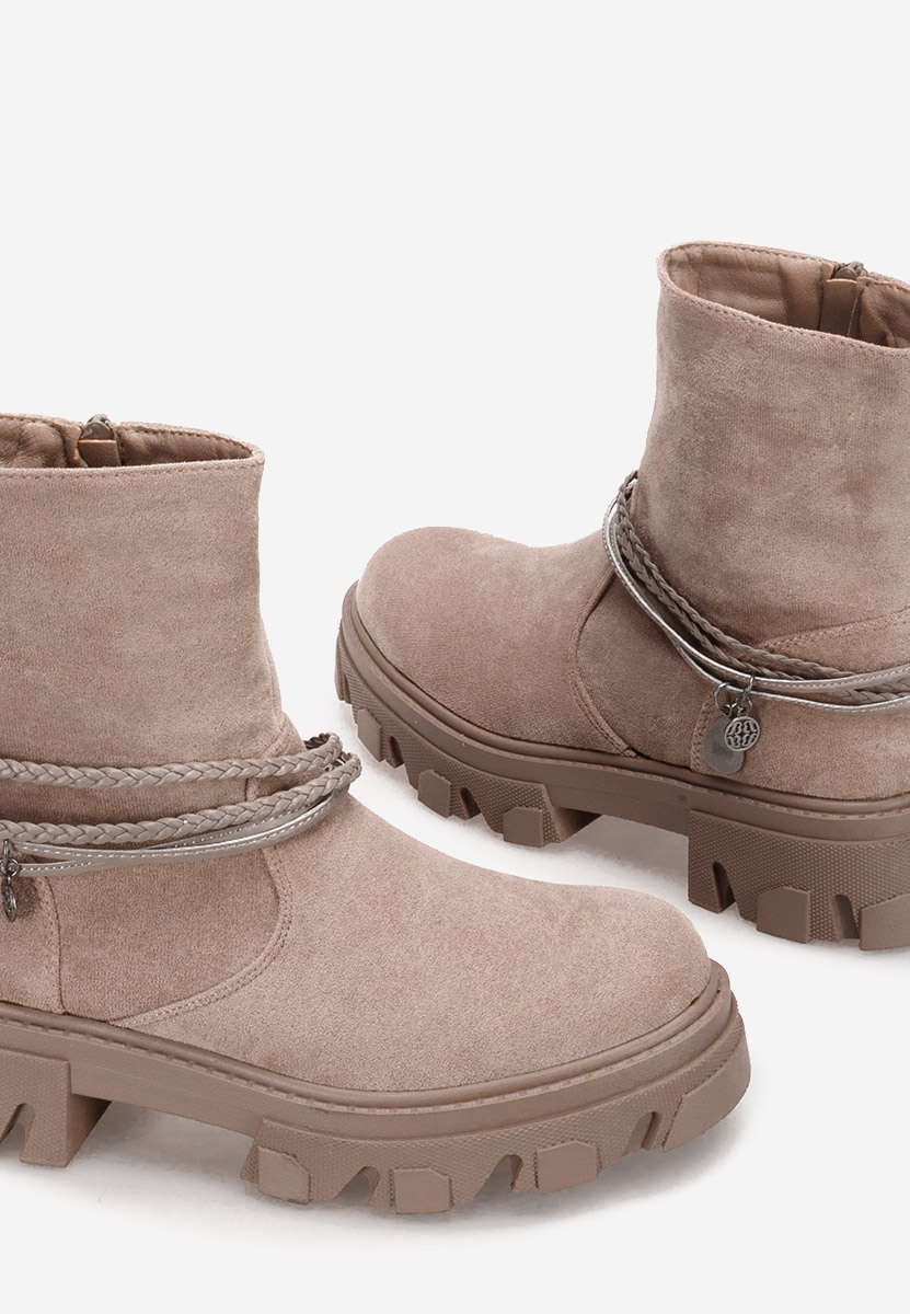 Diadora bézs női bokacsizma