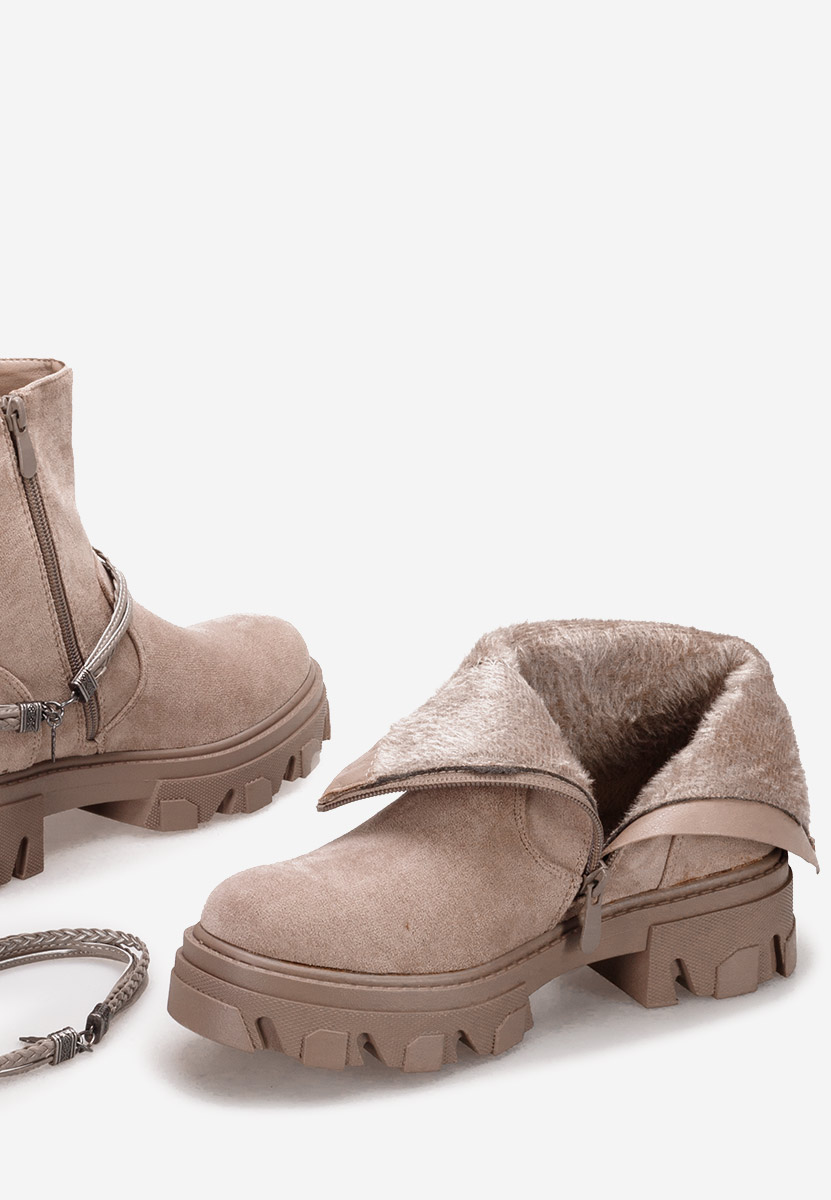 Diadora bézs női bokacsizma