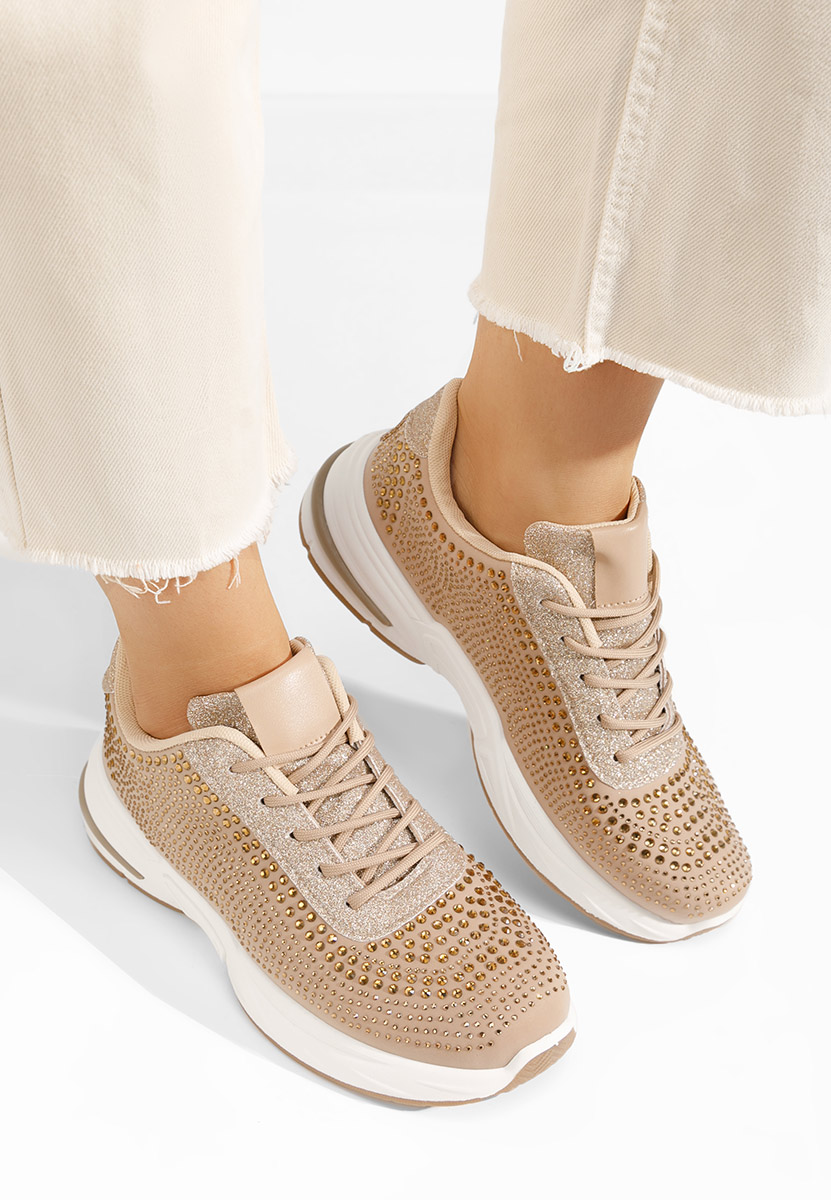 Kyana bézs női tornacipő