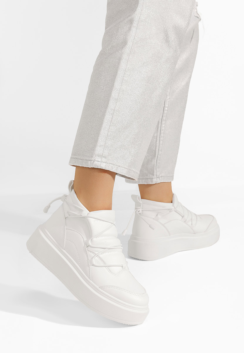 Eillia fehér telitalpú platform sneaker