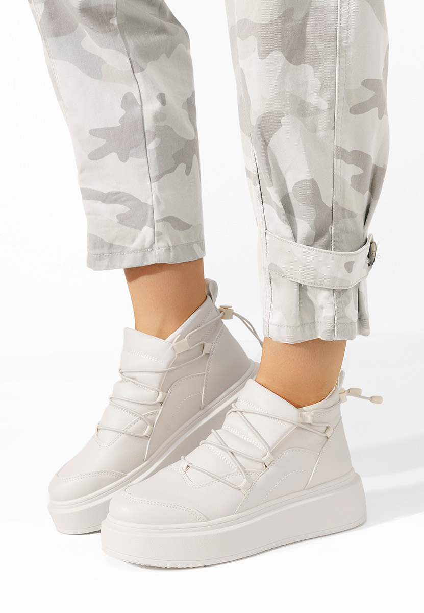 Eillia bézs telitalpú platform sneaker