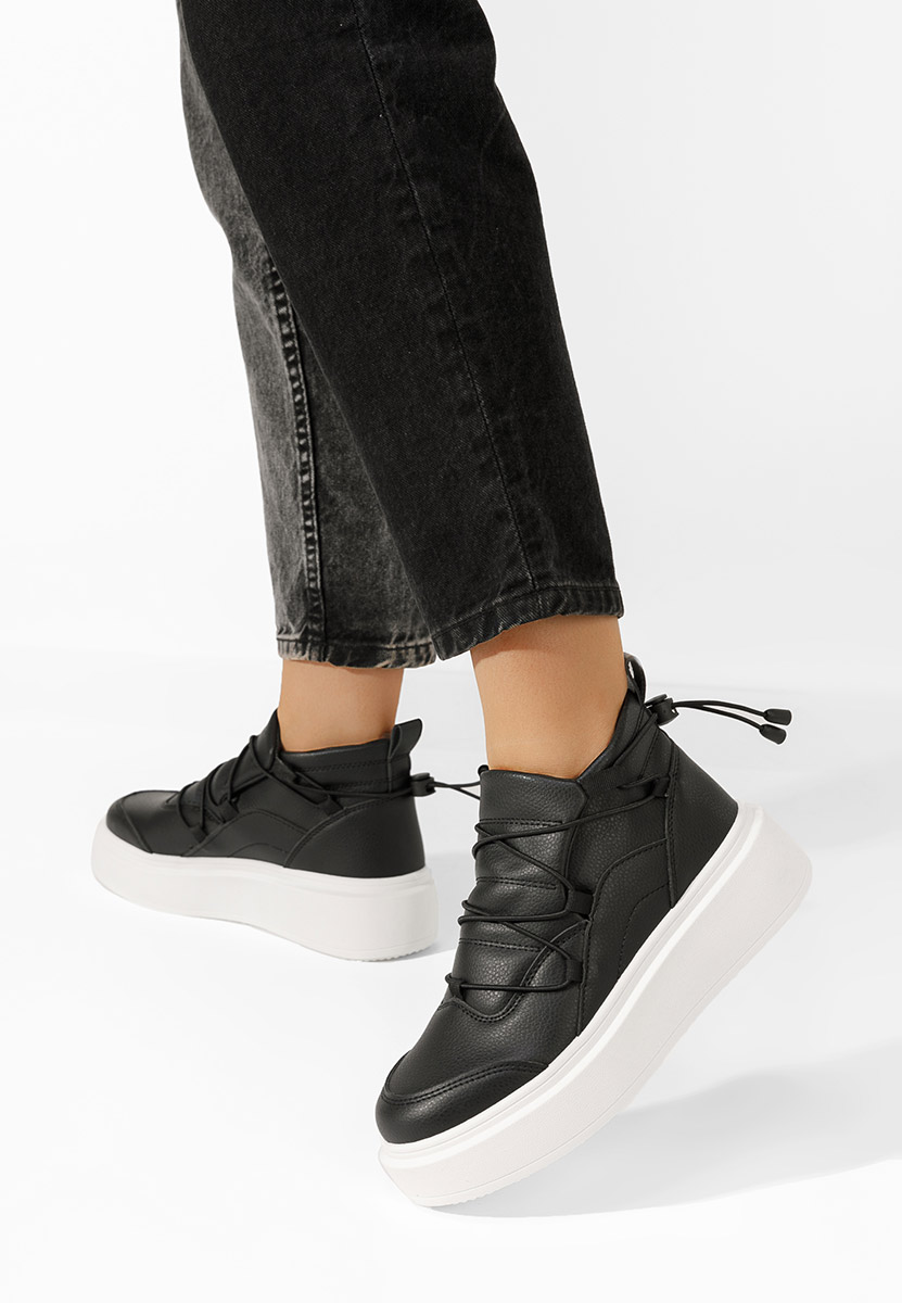 Eillia fekete telitalpú platform sneaker