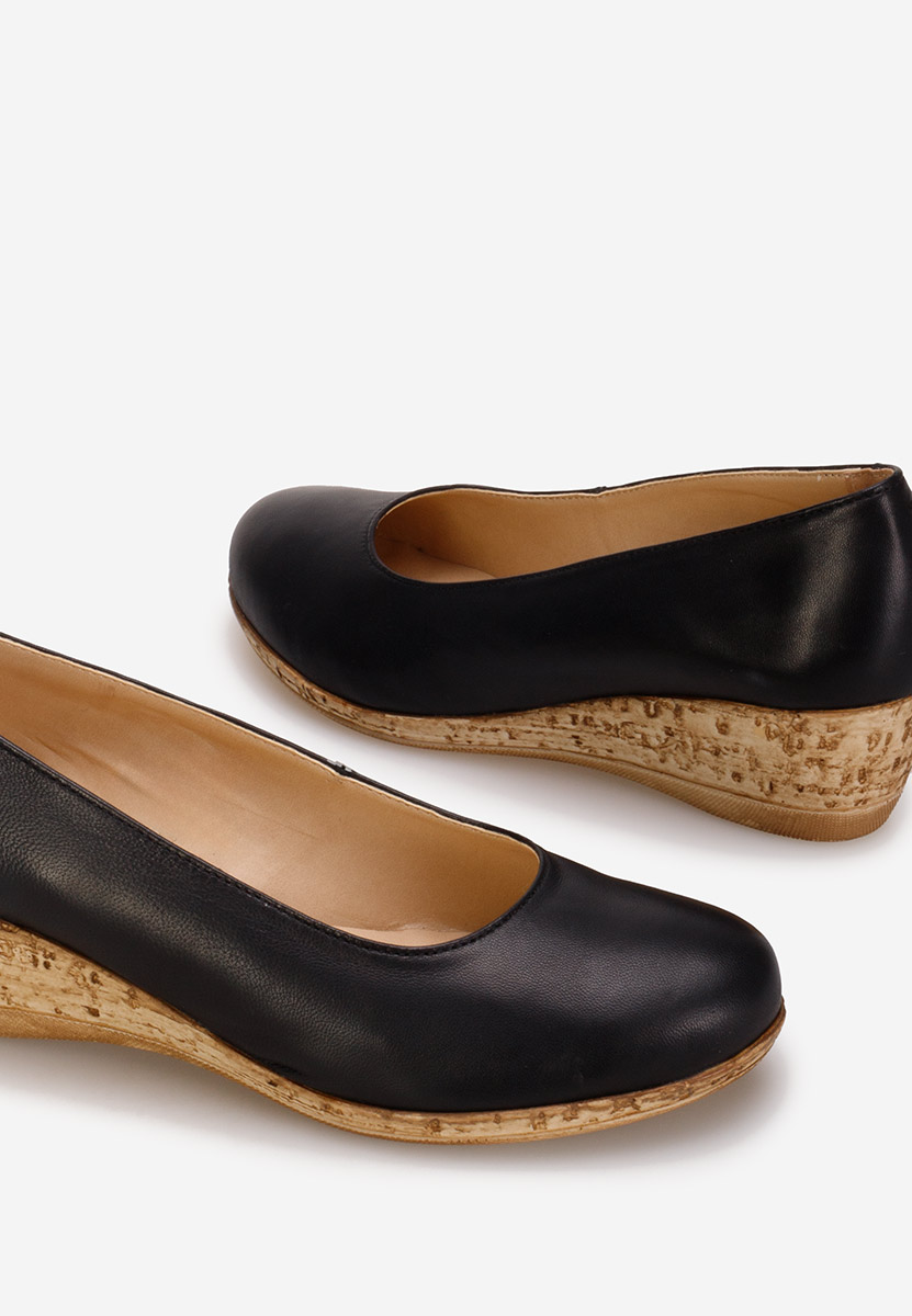Sonia v3 fekete platform cipők