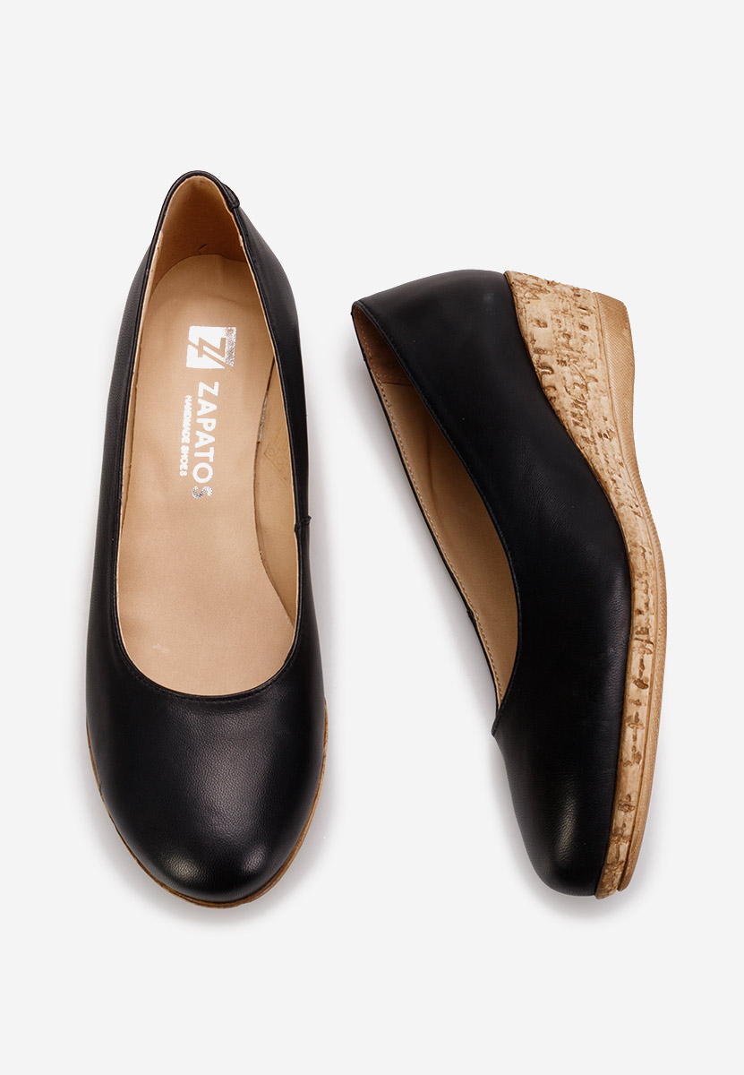 Sonia v3 fekete platform cipők