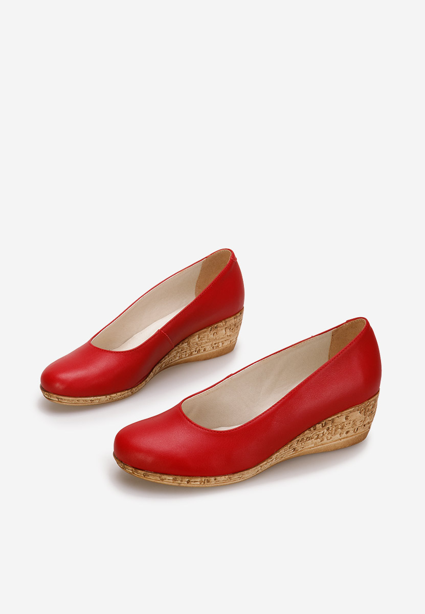 Sonia v3 piros platform cipők