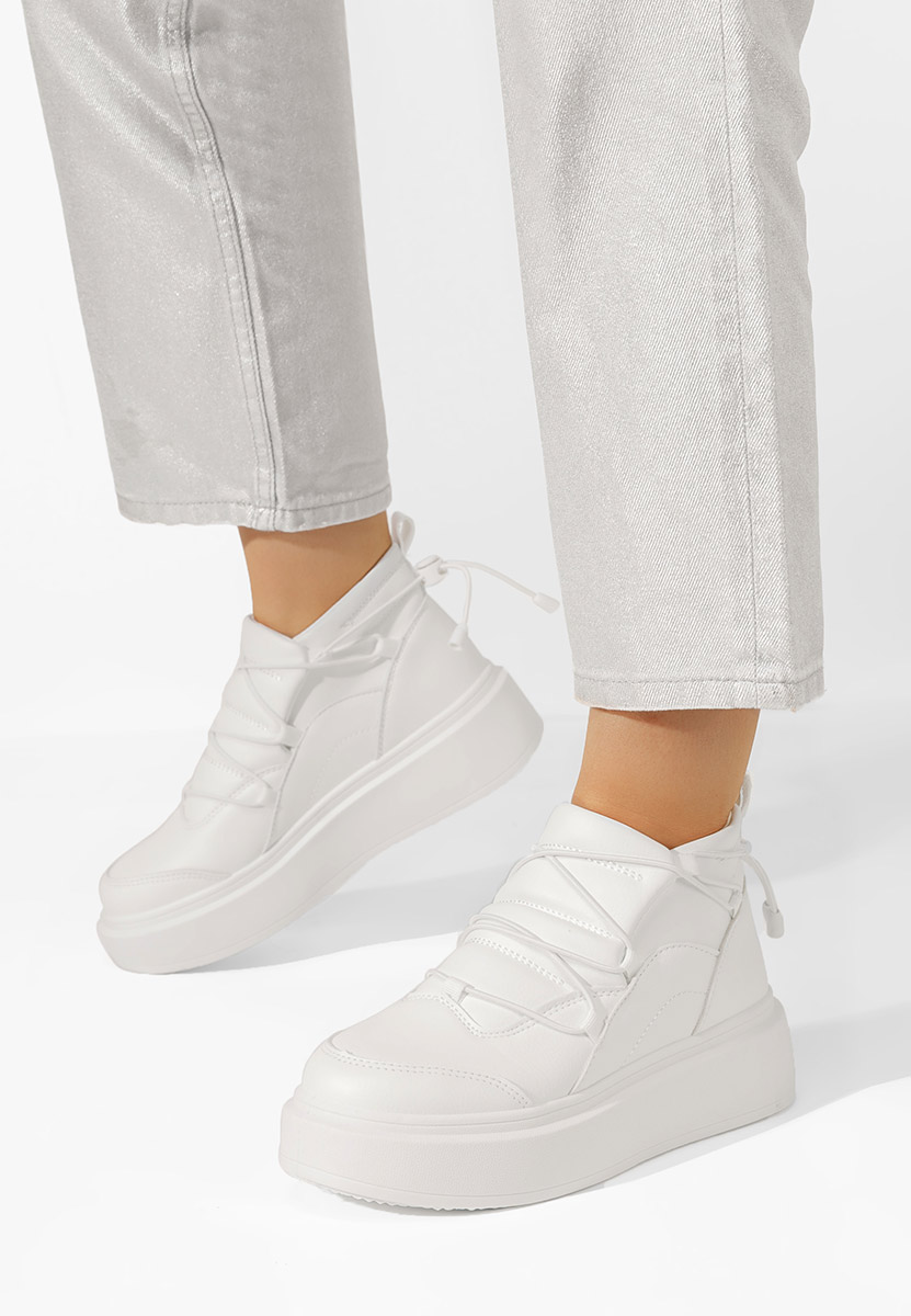 Eillia fehér telitalpú platform sneaker