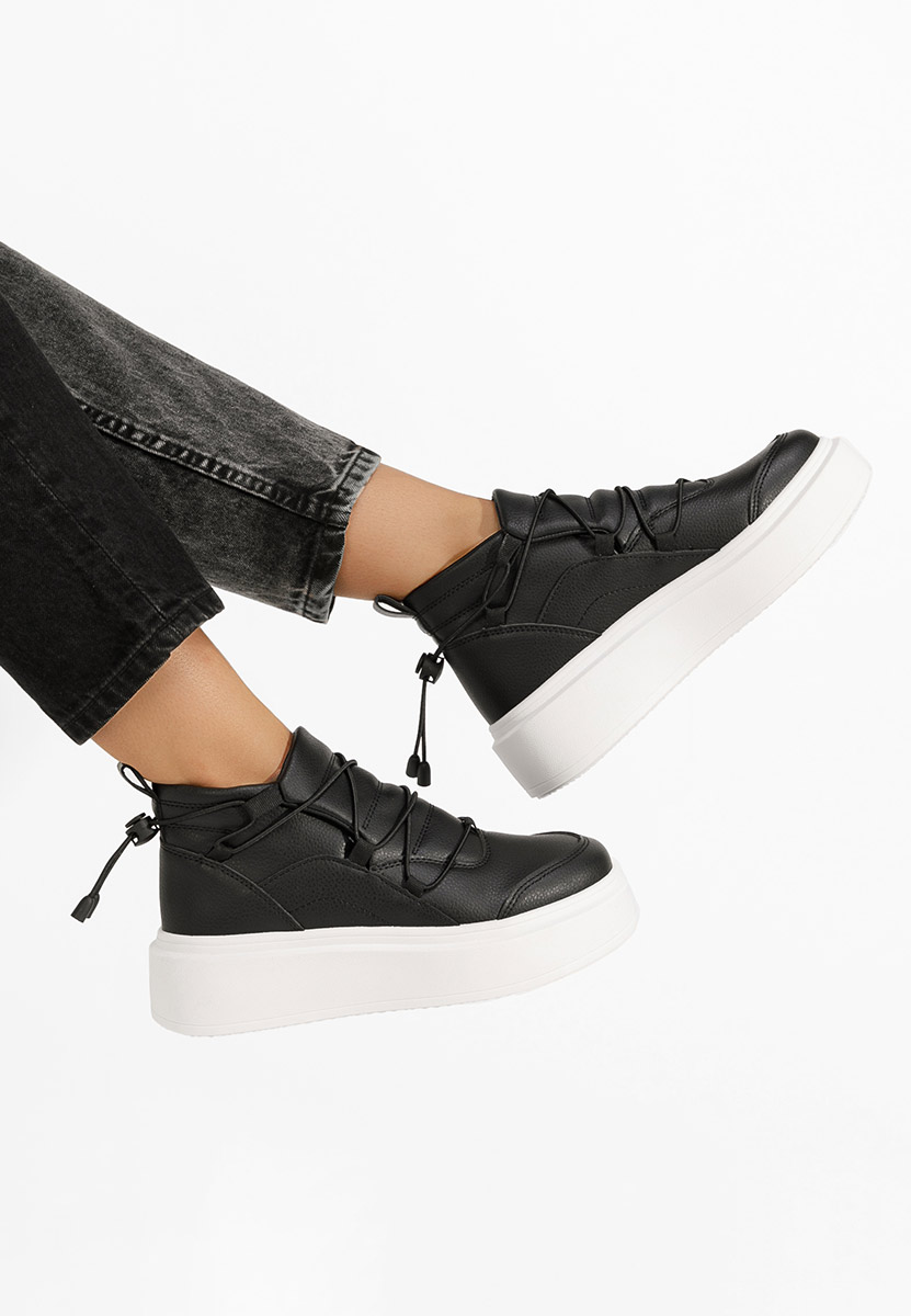 Eillia fekete telitalpú platform sneaker