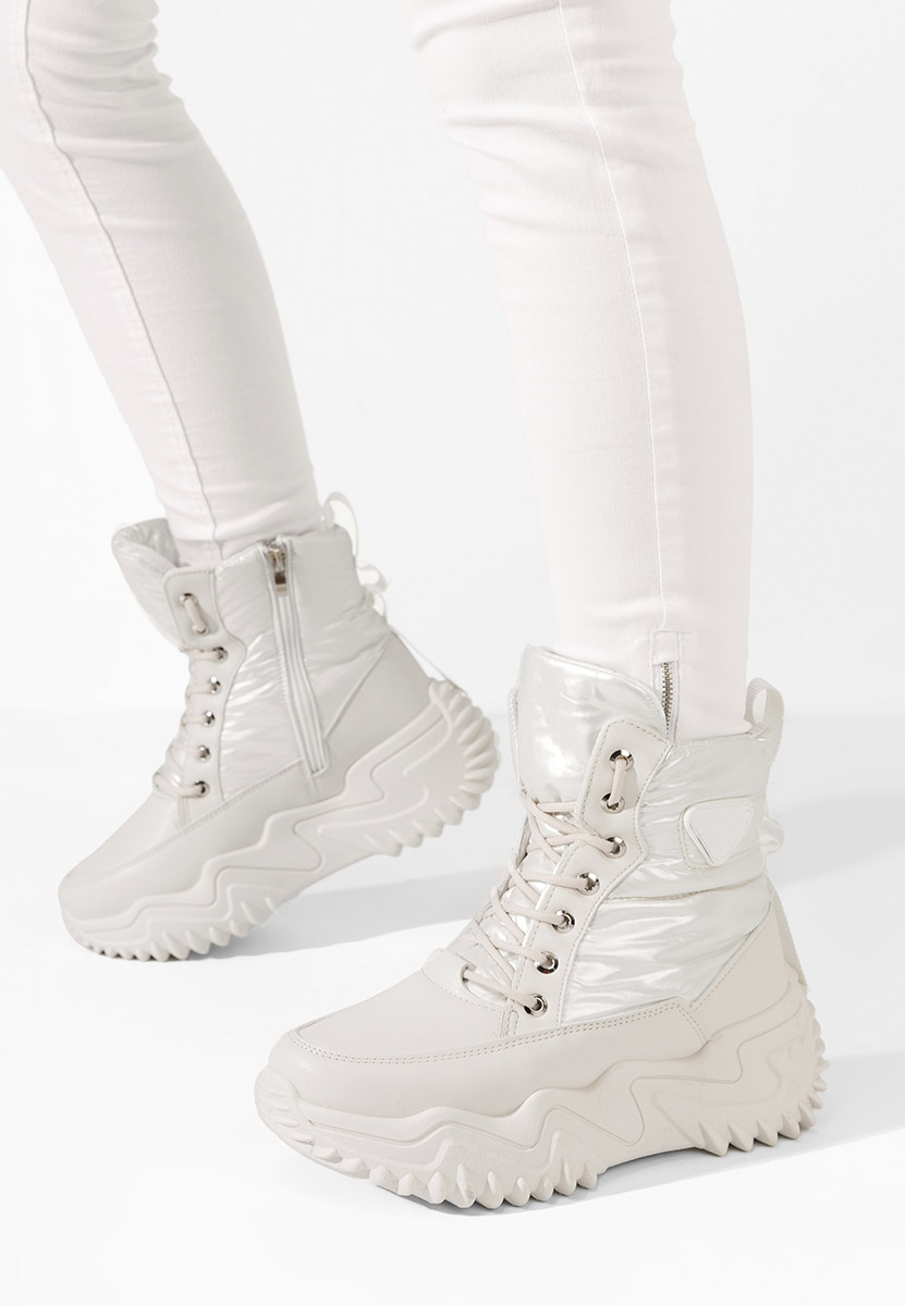 Nalonia bézs női téli tornacipők